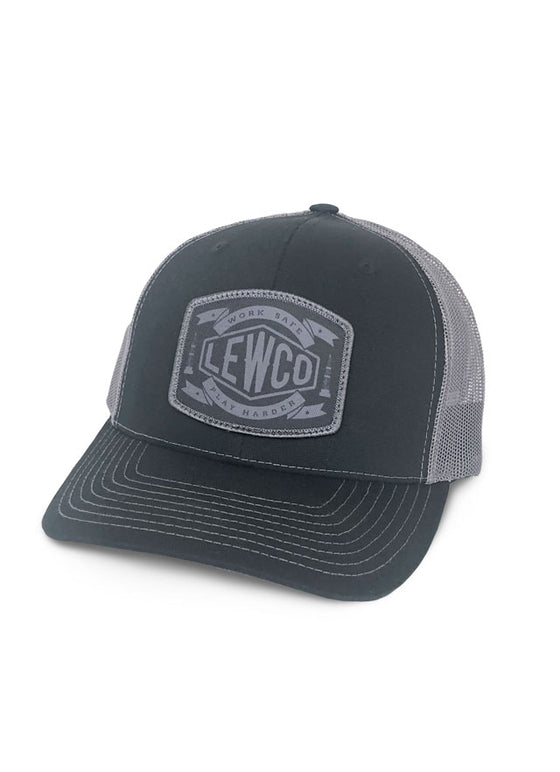 WSPH Trucker - Black/Gray with Woven Patch